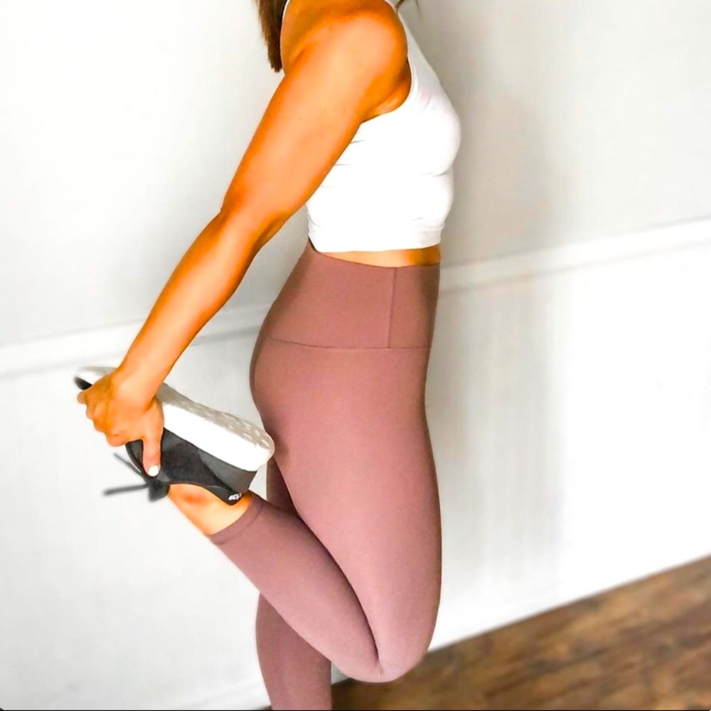 Dusty Mauve 90 Degree Reflex High Waist Powerflex